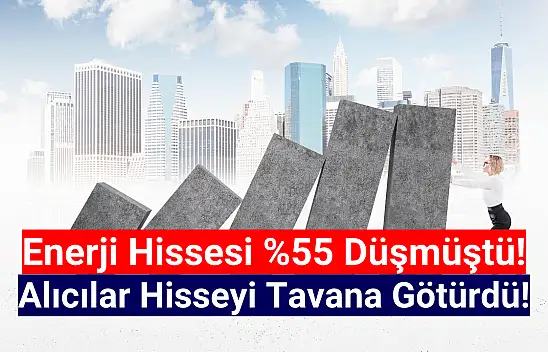 Yüzde 55 düşen enerji hissesini tavana götürdüler!