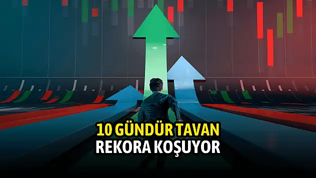 10 gündür tavan tavan giden hisse rekora koşuyor!