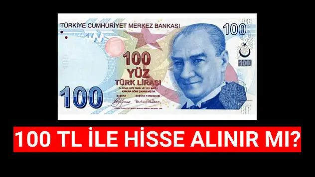 100 TL ile hisse alınır mı?
