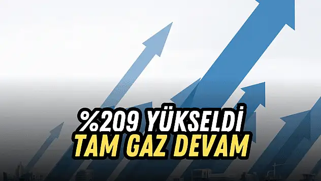 13 seansta %209 yükselen hisse durmak bilmiyor!