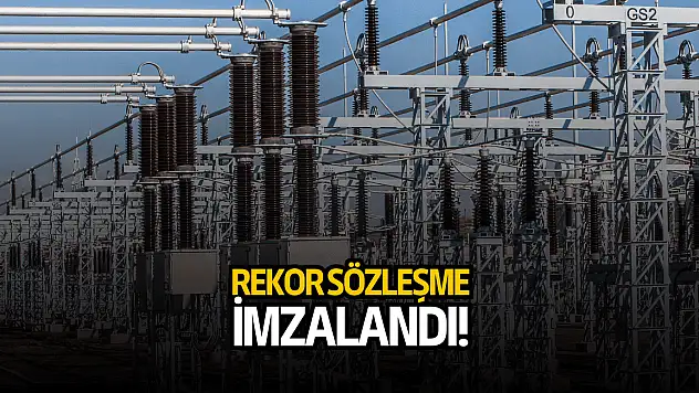 18,99 milyon dolarlık sözleşme imzalandı!