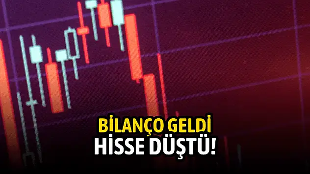 3 gündür yükselen hisse, bilanço sonrası düşüşte!