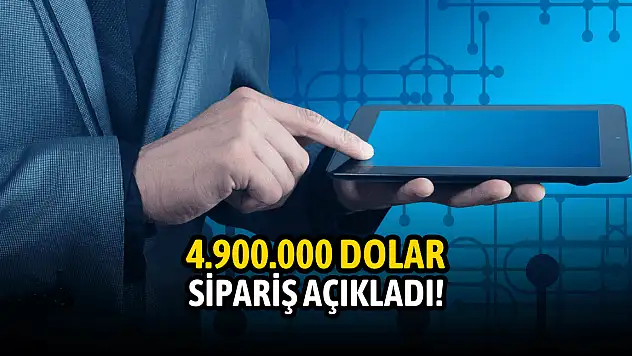 4,9 milyon dolarlık iş anlaşması geldi! Hisse yükselişe geçti!