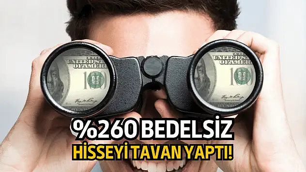 Bedelsiz kararı hisseyi tavan fiyata çıkardı!