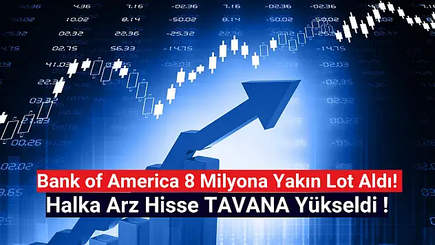 BofA 8 milyona yakın lot aldı! Halka arz hisse tavan!