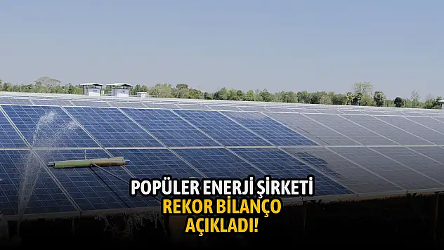 Borsanın popüler enerji şirketi, 4,3 milyar TL ciro açıkladı!