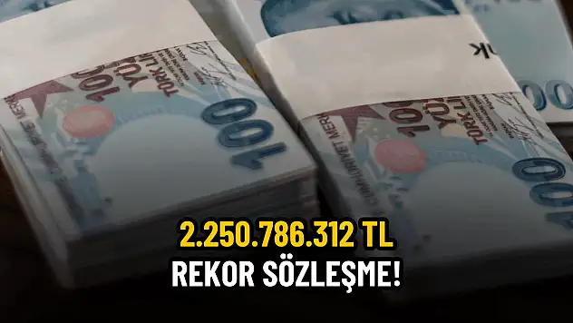 Borsanın yeni şirketi 2.250.786.312 TL tutarlı sözleşme yaptı!