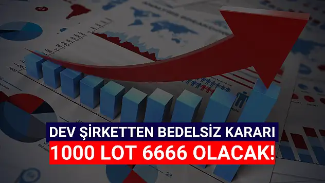 Borsanın yeni şirketinden yüzde 566'lık bedelsiz kararı!