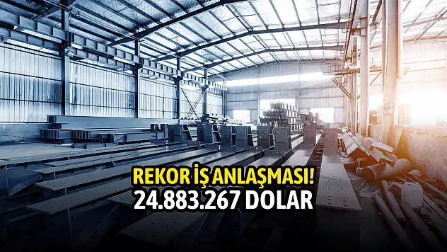 Bu şirket, 24.883.267 dolar tutarın dev sipariş aldı!