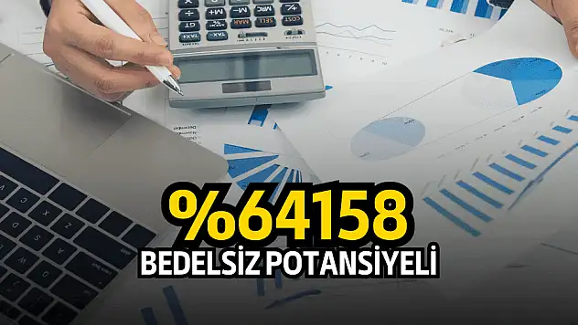 Bu şirketin, %64158 bedelsiz potansiyeli var!