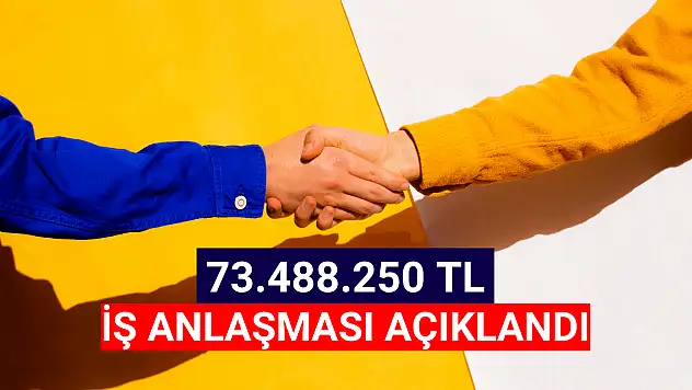 Dev enerji şirketi, 73.488.250 TL iş anlaşması duyurdu! 
