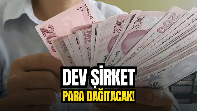 Dev şirket hisse başına 29,76 TL para dağıtacak!