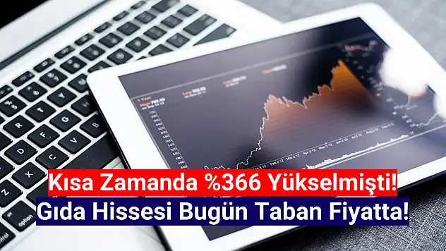 Kısa zamanda yüzde 366 yükselmişti! Gıda hissesi bugün taban!