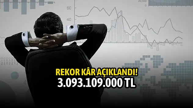Yatırımcısı mutlu! Şirket 3.093.109.000 TL kâr açıkladı!