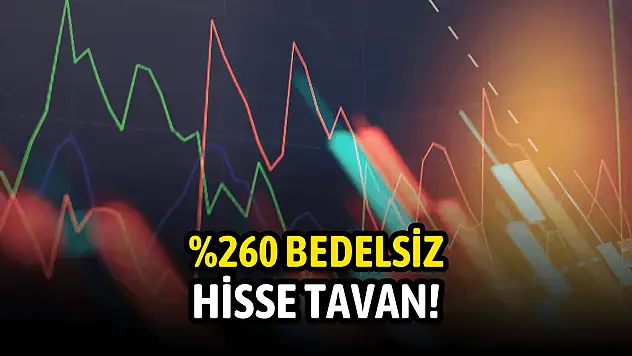 Yüzde 260 bedelsiz pay dağıtacak şirketin hisseleri tavanda!