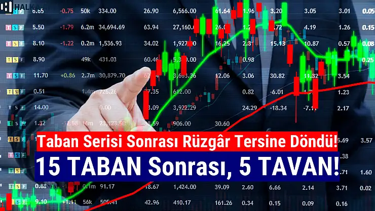 15 gün taban olarak yüzde 79 düşen hisse, 5 gündür tavan fiyatta!