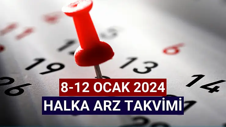 8-12 Ocak 2024 haftası HALKA ARZ Takvimi!