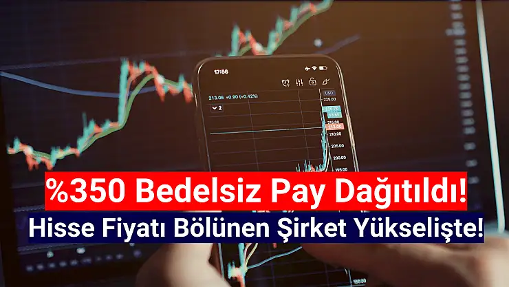 Bedelsiz pay dağıtan şirketin hisseleri yükselişte!