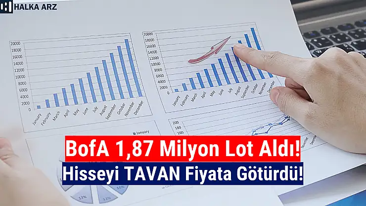 BofA 1,87 milyon lot aldı! Hisseyi tavana götürdü!
