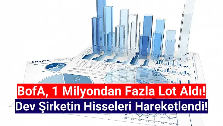 BofA 1 milyondan fazla lot aldı! Hisse hareketlendi!