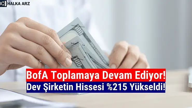 BofA'nın topladığı hisse yüzde 215 yükseldi!