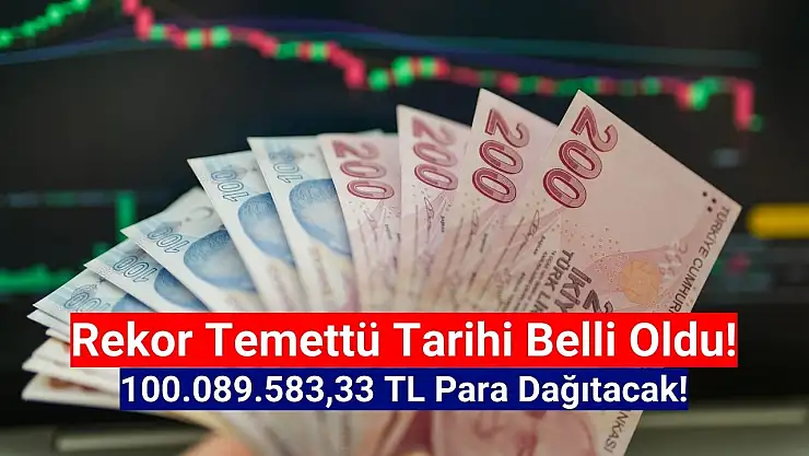 Borsa şirketi 100 milyon TL temettü dağıtacak!