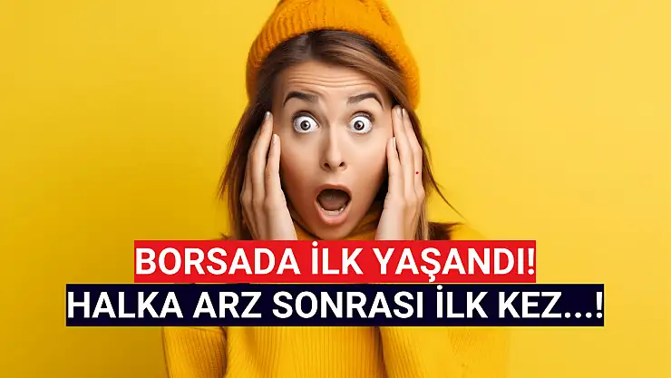 Bu hisse borsada ilk kez tavan oldu!