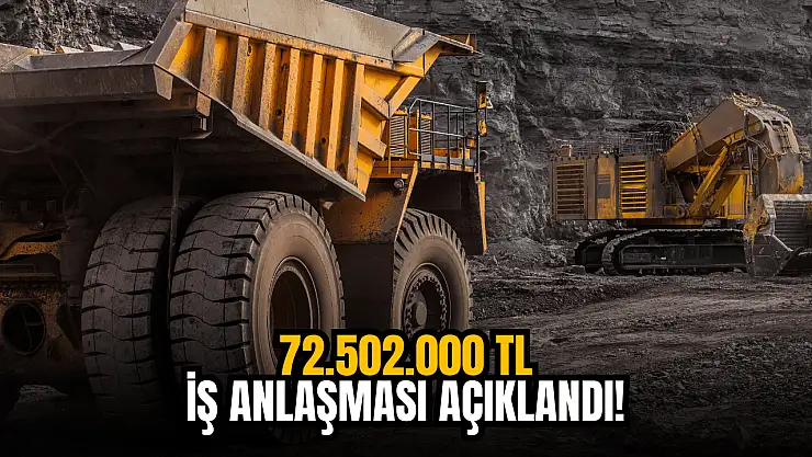 Bu kez de 72.502.000 TL'lik iş anlaşması açıkladı!