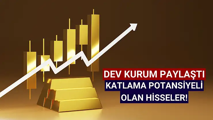Dev kurum, katlama potansiyeli olan hisseleri paylaştı!