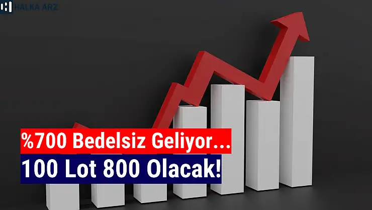 Dev şirketten yüzde 700 bedelsiz! 100 lot 800 olacak!