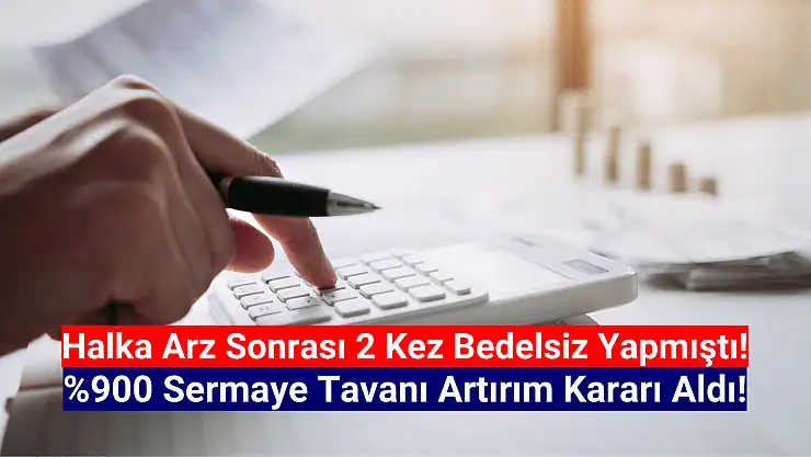 Dev şirketten yüzde 900 sermaye tavanı artırım kararı!