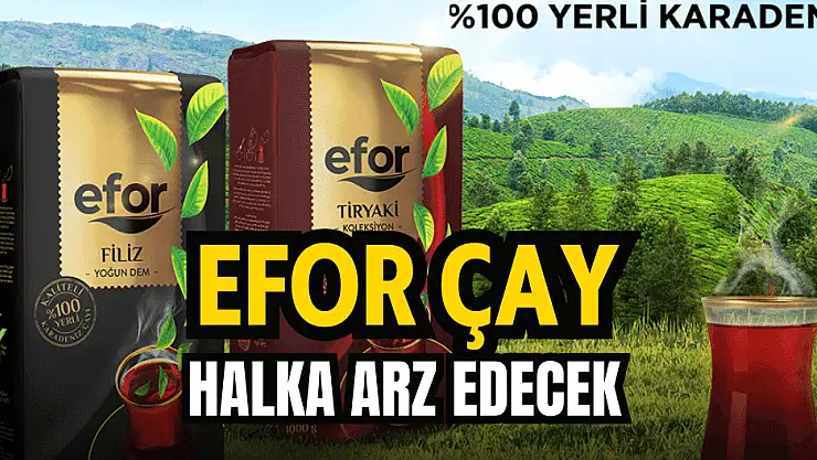 Efor Çay halka arz edecek! 35 milyon lot!