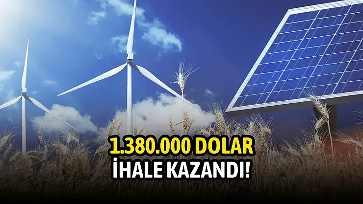 Enerji devi, 1.380.000 Dolarlık ihaleyi kazandı!
