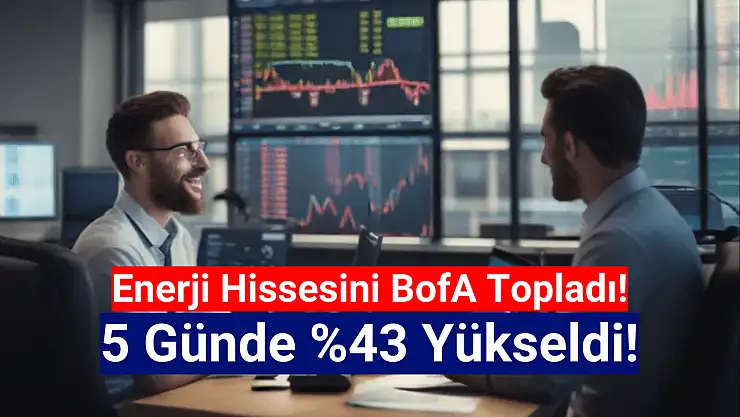 Enerji hissesini BofA topladı! 5 günde yüzde 43 yükseldi!