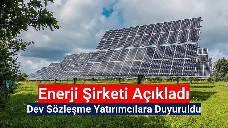 Enerji şirketinden 83,5 milyonluk dev anlaşma!