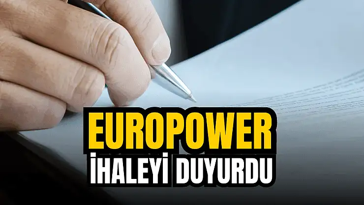Europower'dan dev ihale açıklaması! İşte bedeli!