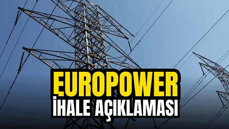 Europower'dan yatırımcıları heyecanlandıran KAP açıklaması!