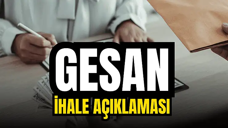 GESAN, rekor bedelle ihalede 1. oldu!