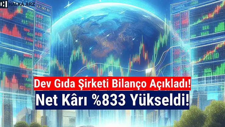 Gıda şirketi 322.558.000 TL net kâr açıkladı!