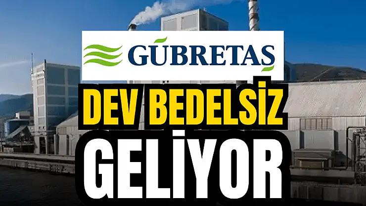 Gübretaş'tan yatırımcılarını sevindiren haber!