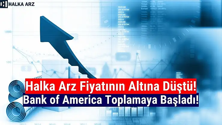 Halka arz fiyatının altına düşen hisseyi BofA topladı! Hisse yükselişte!