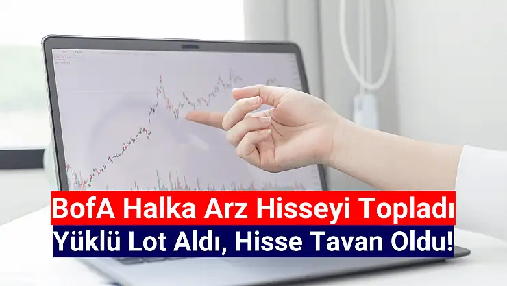 Halka arz hisseyi BofA topladı, hisse tavan oldu!