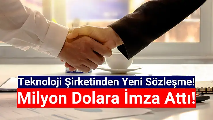 Halka arz şirketten milyon dolarlık sözleşme açıklaması!