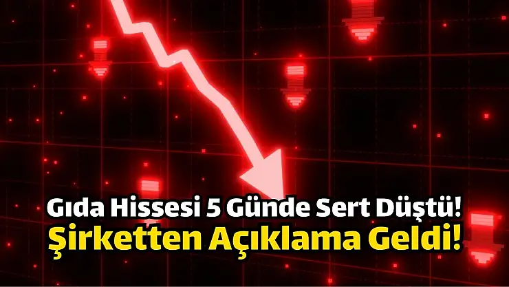 Hisse 5 günde çakıldı, şirketten açıklama geldi!