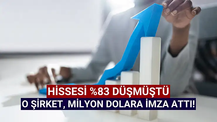 Hissesi yüzde 83 düşen şirket, milyon dolarlık satış yaptı!