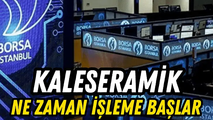 Kaleseramik halka arz sonuçları, kaç lot verdi, KLSER ne zaman işlem görecek?