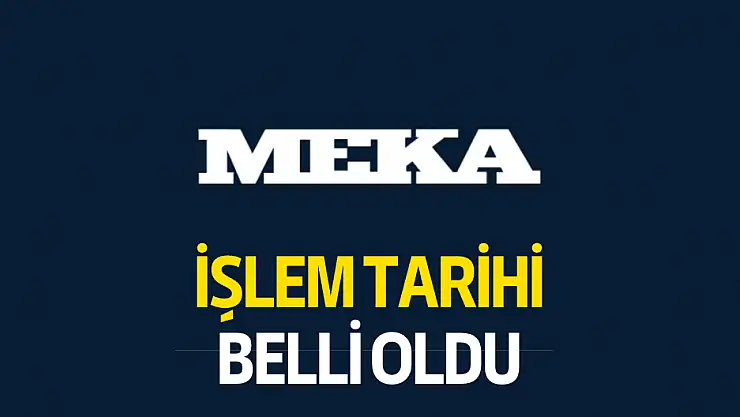 Meka Beton borsada işleme başlıyor! MEKAG işlem tarihi!