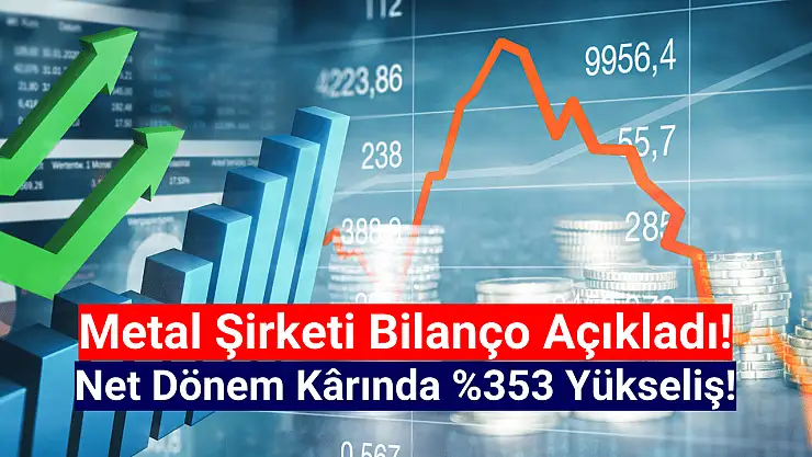 Metal şirketi 473.074.768 TL net kâr açıkladı!
