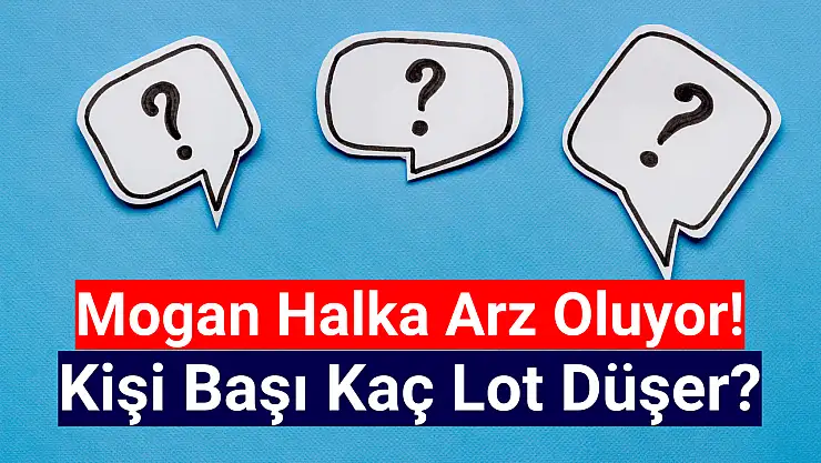 MOGAN halka arz kişi başı kaç lot verir?