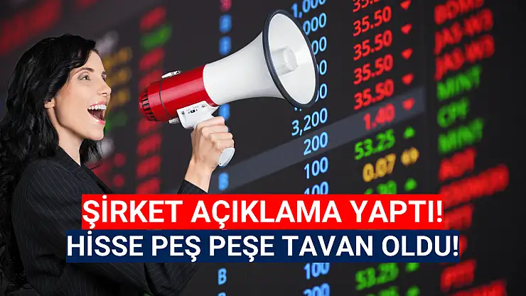 O haberin etkisi sürüyor! Hisse peş peşe tavan oldu!